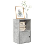 vidaXL Bibliotecă, gri beton, 31x24x52 cm, lemn prelucrat vidaXL Bibliotecă, gri beton, 31x24x52 cm, lemn prelucrat