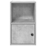 vidaXL Bibliotecă, gri beton, 31x24x52 cm, lemn prelucrat vidaXL Bibliotecă, gri beton, 31x24x52 cm, lemn prelucrat