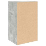 vidaXL Bibliotecă, gri beton, 31x24x52 cm, lemn prelucrat vidaXL Bibliotecă, gri beton, 31x24x52 cm, lemn prelucrat
