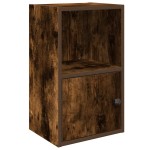vidaXL Bibliotecă, stejar fumuriu, 31x24x52 cm, lemn prelucrat vidaXL Bibliotecă, stejar fumuriu, 31x24x52 cm, lemn prelucrat