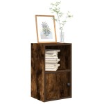 vidaXL Bibliotecă, stejar fumuriu, 31x24x52 cm, lemn prelucrat vidaXL Bibliotecă, stejar fumuriu, 31x24x52 cm, lemn prelucrat