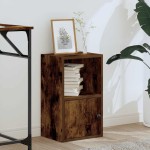 vidaXL Bibliotecă, stejar fumuriu, 31x24x52 cm, lemn prelucrat vidaXL Bibliotecă, stejar fumuriu, 31x24x52 cm, lemn prelucrat