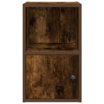 vidaXL Bibliotecă, stejar fumuriu, 31x24x52 cm, lemn prelucrat vidaXL Bibliotecă, stejar fumuriu, 31x24x52 cm, lemn prelucrat