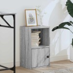 vidaXL Bibliotecă, gri sonoma, 31x24x52 cm, lemn prelucrat vidaXL Bibliotecă, gri sonoma, 31x24x52 cm, lemn prelucrat