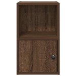 vidaXL Bibliotecă, stejar maro, 31x24x52 cm, lemn prelucrat