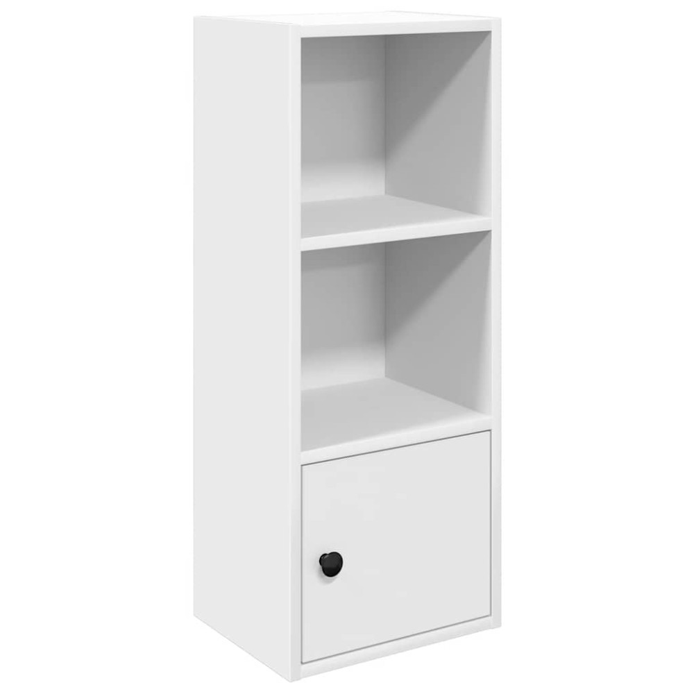 vidaXL Bibliotecă, alb, 31x24x77 cm, lemn prelucrat