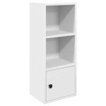 vidaXL Bibliotecă, alb, 31x24x77 cm, lemn prelucrat vidaXL Bibliotecă, alb, 31x24x77 cm, lemn prelucrat