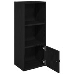 vidaXL Bibliotecă Stejar negru 31x24x77 cm Lemn prelucrat vidaXL Bibliotecă Stejar negru 31x24x77 cm Lemn prelucrat