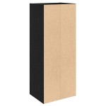 vidaXL Bibliotecă Stejar negru 31x24x77 cm Lemn prelucrat vidaXL Bibliotecă Stejar negru 31x24x77 cm Lemn prelucrat