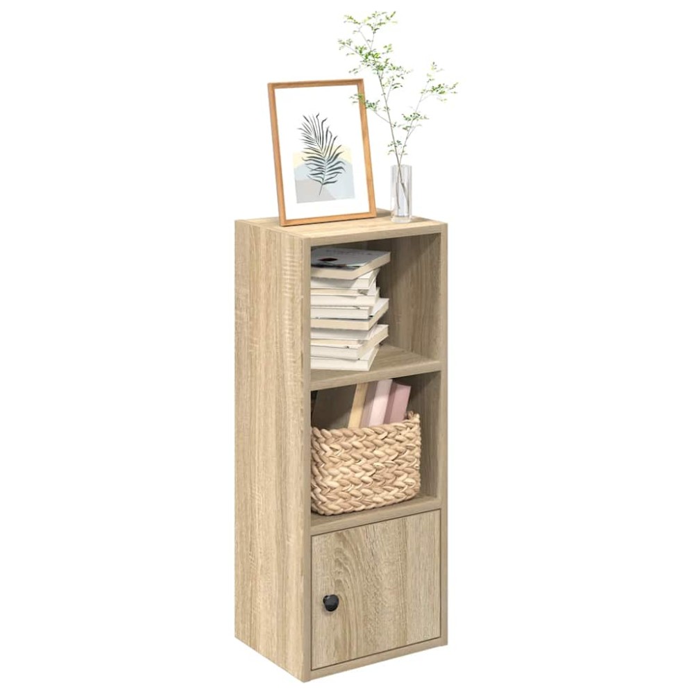 vidaXL Bibliotecă, stejar sonoma, 31x24x77 cm, lemn prelucrat