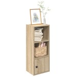 vidaXL Bibliotecă, stejar sonoma, 31x24x77 cm, lemn prelucrat vidaXL Bibliotecă, stejar sonoma, 31x24x77 cm, lemn prelucrat