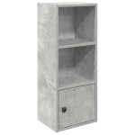 vidaXL Bibliotecă, gri beton, 31x24x77 cm, lemn prelucrat vidaXL Bibliotecă, gri beton, 31x24x77 cm, lemn prelucrat