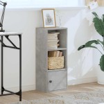 vidaXL Bibliotecă, gri beton, 31x24x77 cm, lemn prelucrat vidaXL Bibliotecă, gri beton, 31x24x77 cm, lemn prelucrat