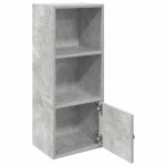 vidaXL Bibliotecă, gri beton, 31x24x77 cm, lemn prelucrat vidaXL Bibliotecă, gri beton, 31x24x77 cm, lemn prelucrat