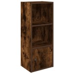 vidaXL Bibliotecă, stejar fumuriu, 31x24x77 cm, lemn prelucrat vidaXL Bibliotecă, stejar fumuriu, 31x24x77 cm, lemn prelucrat