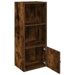 vidaXL Bibliotecă, stejar fumuriu, 31x24x77 cm, lemn prelucrat vidaXL Bibliotecă, stejar fumuriu, 31x24x77 cm, lemn prelucrat