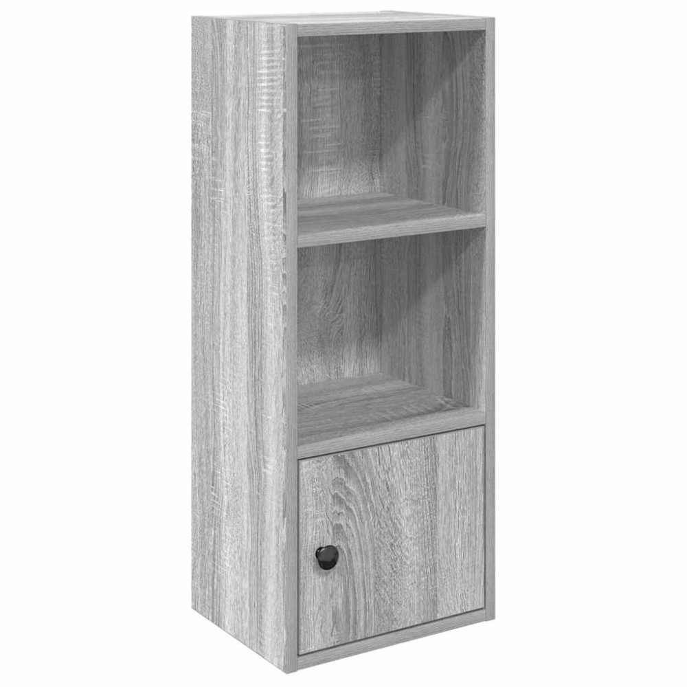 vidaXL Bibliotecă, gri sonoma, 31x24x77 cm, lemn prelucrat