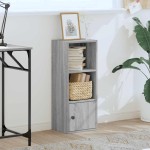 vidaXL Bibliotecă, gri sonoma, 31x24x77 cm, lemn prelucrat vidaXL Bibliotecă, gri sonoma, 31x24x77 cm, lemn prelucrat