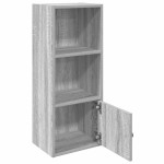 vidaXL Bibliotecă, gri sonoma, 31x24x77 cm, lemn prelucrat vidaXL Bibliotecă, gri sonoma, 31x24x77 cm, lemn prelucrat