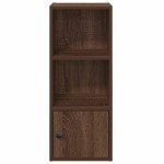 vidaXL Bibliotecă, stejar maro, 31x24x77 cm, lemn prelucrat