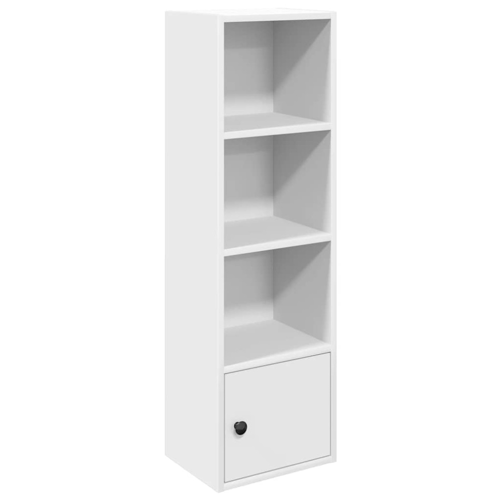 vidaXL Bibliotecă, alb, 31x24x102 cm, lemn prelucrat