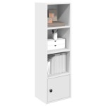 vidaXL Bibliotecă, alb, 31x24x102 cm, lemn prelucrat vidaXL Bibliotecă, alb, 31x24x102 cm, lemn prelucrat