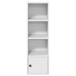 vidaXL Bibliotecă, alb, 31x24x102 cm, lemn prelucrat vidaXL Bibliotecă, alb, 31x24x102 cm, lemn prelucrat