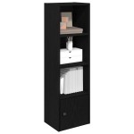 vidaXL Bibliotecă Stejar negru 31x24x102 cm Lemn prelucrat vidaXL Bibliotecă Stejar negru 31x24x102 cm Lemn prelucrat