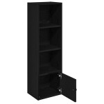 vidaXL Bibliotecă Stejar negru 31x24x102 cm Lemn prelucrat vidaXL Bibliotecă Stejar negru 31x24x102 cm Lemn prelucrat
