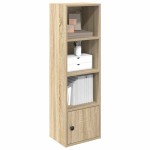vidaXL Bibliotecă, stejar sonoma, 31x24x102 cm, lemn prelucrat vidaXL Bibliotecă, stejar sonoma, 31x24x102 cm, lemn prelucrat