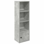vidaXL Bibliotecă, gri beton, 31x24x102 cm, lemn prelucrat vidaXL Bibliotecă, gri beton, 31x24x102 cm, lemn prelucrat
