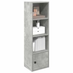 vidaXL Bibliotecă, gri beton, 31x24x102 cm, lemn prelucrat vidaXL Bibliotecă, gri beton, 31x24x102 cm, lemn prelucrat