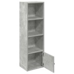 vidaXL Bibliotecă, gri beton, 31x24x102 cm, lemn prelucrat vidaXL Bibliotecă, gri beton, 31x24x102 cm, lemn prelucrat