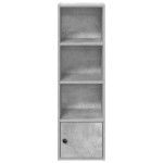 vidaXL Bibliotecă, gri beton, 31x24x102 cm, lemn prelucrat vidaXL Bibliotecă, gri beton, 31x24x102 cm, lemn prelucrat