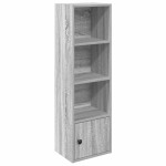 vidaXL Bibliotecă, gri sonoma, 31x24x102 cm, lemn prelucrat vidaXL Bibliotecă, gri sonoma, 31x24x102 cm, lemn prelucrat
