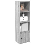 vidaXL Bibliotecă, gri sonoma, 31x24x102 cm, lemn prelucrat vidaXL Bibliotecă, gri sonoma, 31x24x102 cm, lemn prelucrat