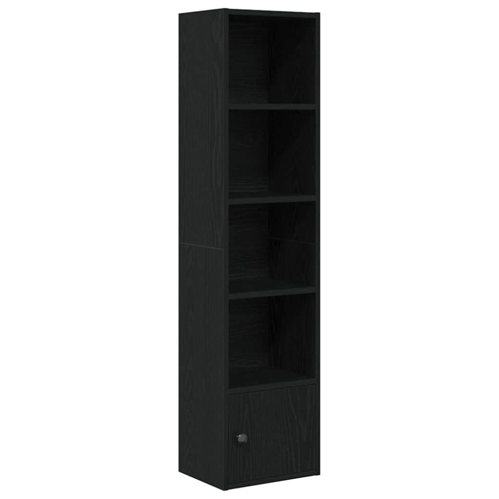 vidaXL Bibliotecă Stejar negru 31x24x127 cm Lemn prelucrat