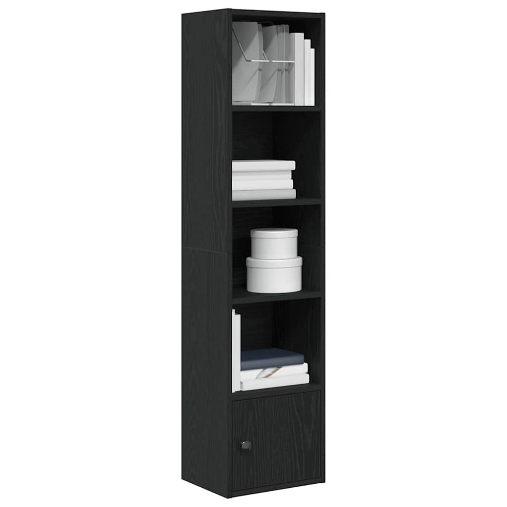 vidaXL Bibliotecă Stejar negru 31x24x127 cm Lemn prelucrat