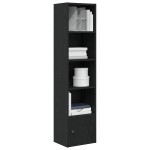 vidaXL Bibliotecă Stejar negru 31x24x127 cm Lemn prelucrat vidaXL Bibliotecă Stejar negru 31x24x127 cm Lemn prelucrat