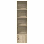 vidaXL Bibliotecă, stejar sonoma, 31x24x127 cm, lemn prelucrat vidaXL Bibliotecă, stejar sonoma, 31x24x127 cm, lemn prelucrat