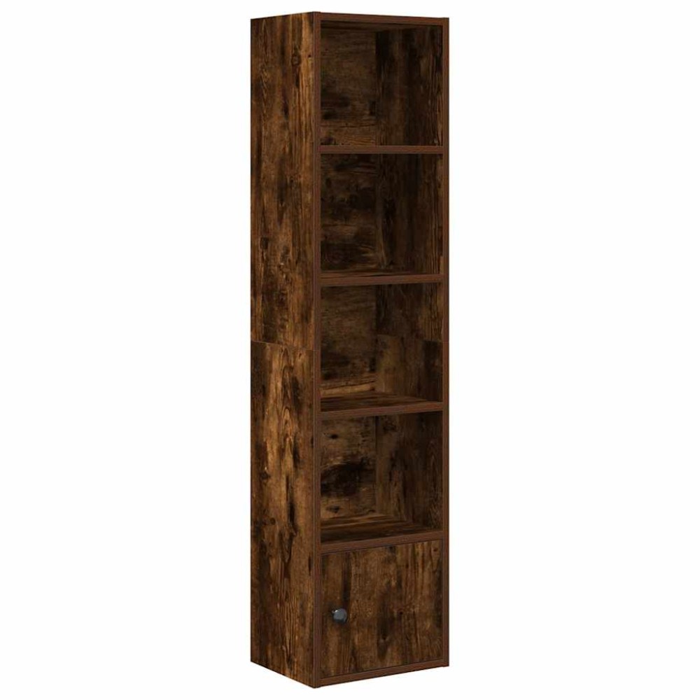 vidaXL Bibliotecă, stejar fumuriu, 31x24x127 cm, lemn prelucrat