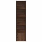 vidaXL Bibliotecă, stejar maro, 31x24x127 cm, lemn prelucrat