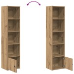 vidaXL Bibliotecă, stejar artizanal, 31x24x127 cm, lemn prelucrat vidaXL Bibliotecă, stejar artizanal, 31x24x127 cm, lemn prelucrat