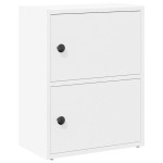 vidaXL Bibliotecă, alb, 40x24x52 cm, lemn prelucrat vidaXL Bibliotecă, alb, 40x24x52 cm, lemn prelucrat