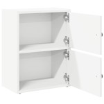 vidaXL Bibliotecă, alb, 40x24x52 cm, lemn prelucrat vidaXL Bibliotecă, alb, 40x24x52 cm, lemn prelucrat