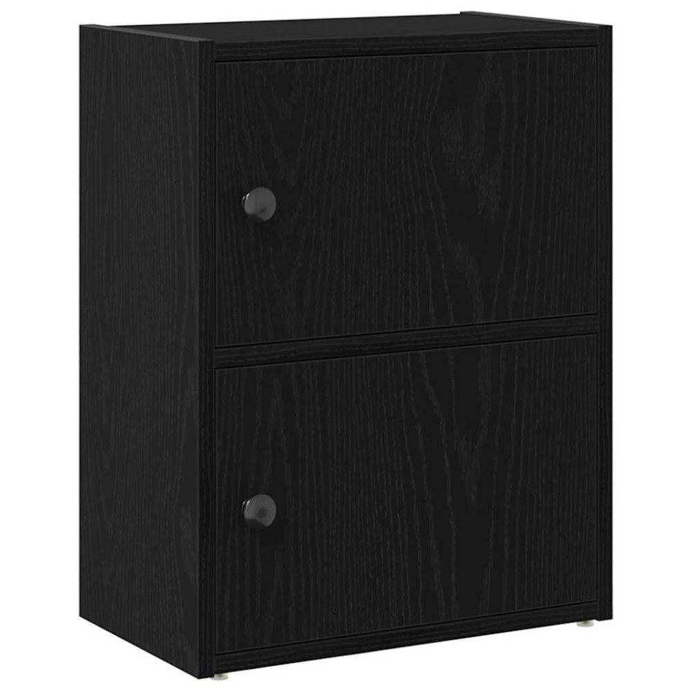 vidaXL Bibliotecă Stejar negru 40x24x52 cm Lemn prelucrat