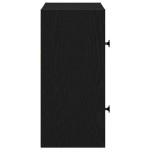 vidaXL Bibliotecă Stejar negru 40x24x52 cm Lemn prelucrat vidaXL Bibliotecă Stejar negru 40x24x52 cm Lemn prelucrat