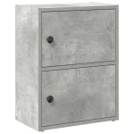 vidaXL Bibliotecă, gri beton, 40x24x52 cm, lemn prelucrat vidaXL Bibliotecă, gri beton, 40x24x52 cm, lemn prelucrat