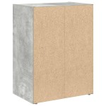 vidaXL Bibliotecă, gri beton, 40x24x52 cm, lemn prelucrat vidaXL Bibliotecă, gri beton, 40x24x52 cm, lemn prelucrat