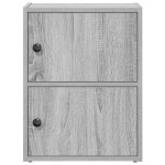 vidaXL Bibliotecă, gri sonoma, 40x24x52 cm, lemn prelucrat vidaXL Bibliotecă, gri sonoma, 40x24x52 cm, lemn prelucrat